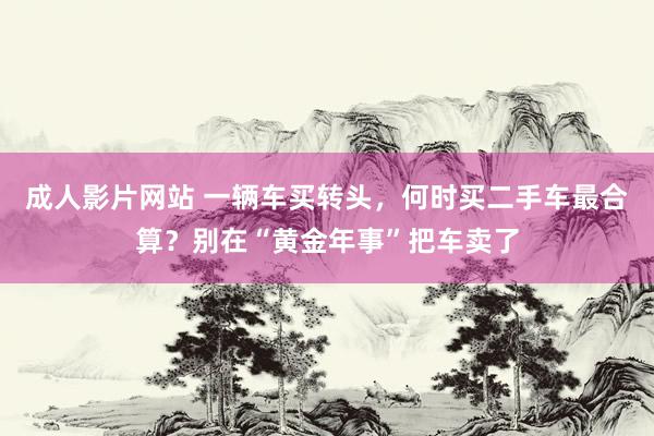 成人影片网站 一辆车买转头，何时买二手车最合算？别在“黄金年事”把车卖了