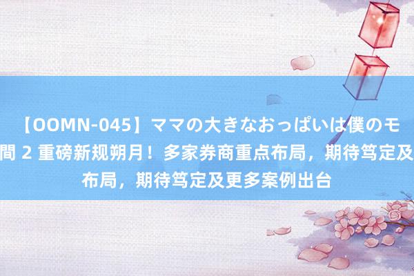 【OOMN-045】ママの大きなおっぱいは僕のモノ 総集編4時間 2 重磅新规朔月！多家券商重点布局，期待笃定及更多案例出台