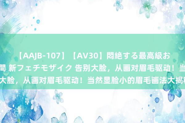 【AAJB-107】【AV30】悶絶する最高級おっぱい生々しい性交 4時間 新フェチモザイク 告别大脸，从画对眉毛驱动！当然显脸小的眉毛画法大揭秘！