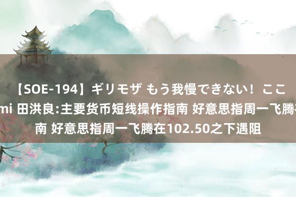 【SOE-194】ギリモザ もう我慢できない！ここでエッチしよっ Ami 田洪良:主要货币短线操作指南 好意思指周一飞腾在102.50之下遇阻